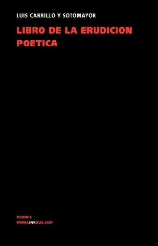 Cover for Libro de la erudición poética