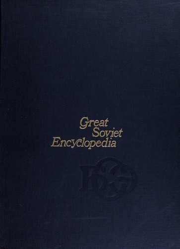Cover for Great Soviet encyclopedia.
