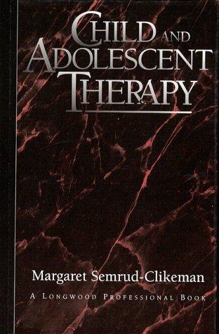 Cover for Child and adolescent therapy