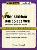 Cover for Pediatric Sleep Disorders