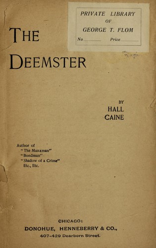 Cover for The deemster