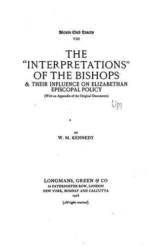 Cover for Tracts