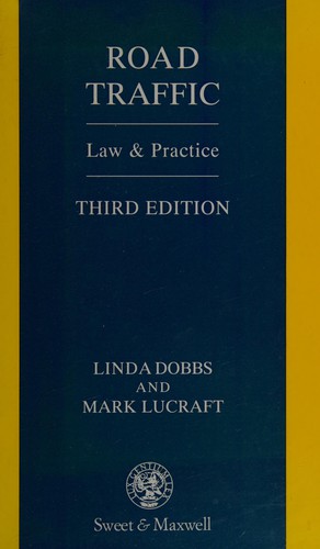 Cover for Road Traffic Law and Practice