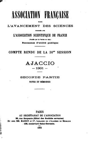Cover for Comptes-rendus de la ... session