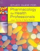 Cover for Pharmacology For Health Professionals