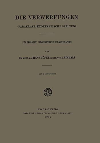 Cover for Die Verwerfungen
