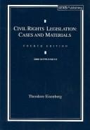 Cover for Civil Rights Legistation: Cases and Materials 2000 Supplement (Civil Rights Legislation: Cases and Materials)