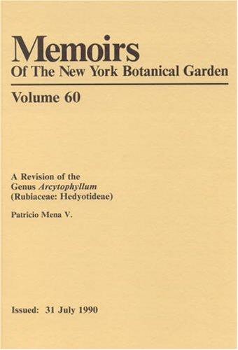 Cover for A revision of the genus Arcytophyllum (Rubiaceae:Hedyotideae)