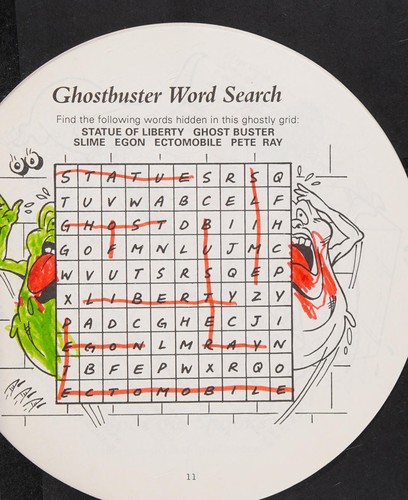 Cover for Ghostbusters II activity book