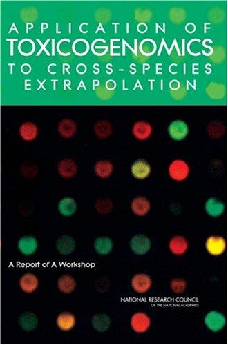 Cover for Application of Toxicogenomics to Cross-Species Extrapolation