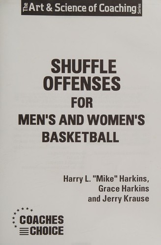 Cover for Shuffle offenses for men's and women's baseketball