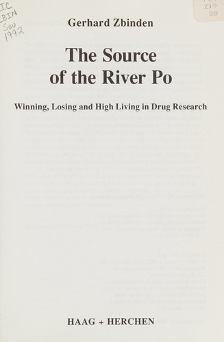 Cover for The source of the River Po