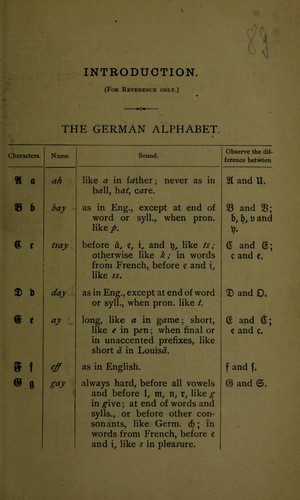 Cover for The High school German grammar with appendices