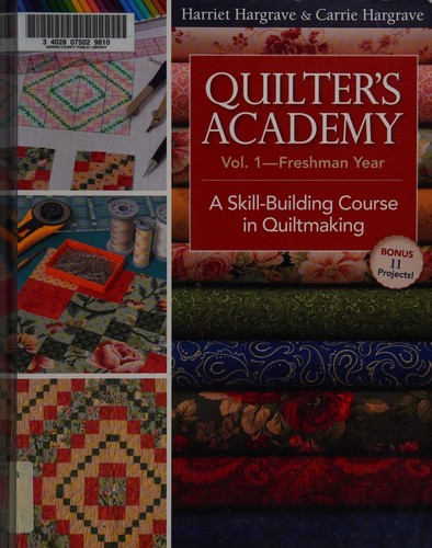 Cover for Quilter's academy
