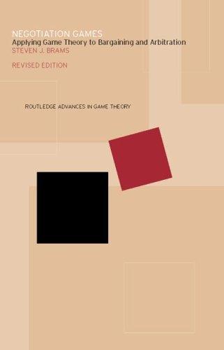 Cover for Negotiation games