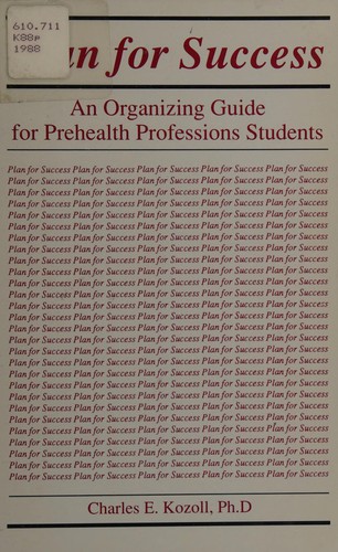 Cover for Plan for success