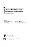 Cover for Qualitative research