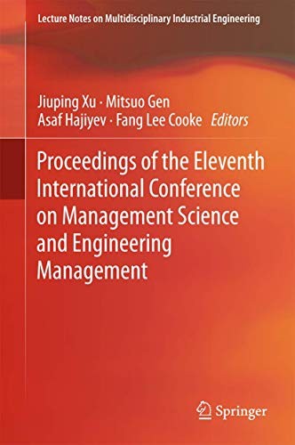 Cover for Proceedings of the Eleventh International Conference on Management Science and Engineering Management