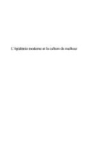 Cover for L' épidémie moderne et la culture du malheur