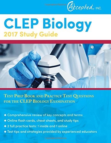Cover for CLEP Biology 2017 Study Guide