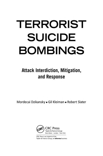 Cover for Terrorist suicide bombings