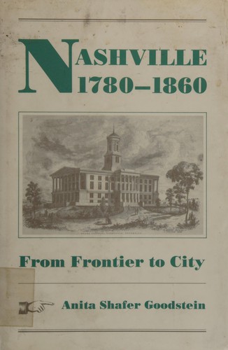 Cover for Nashville, 1780-1860