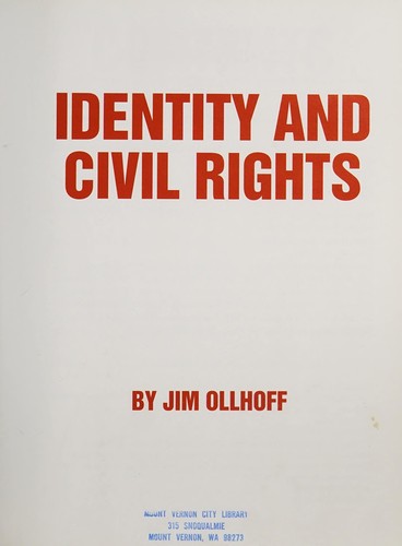 Cover for Identity and civil rights