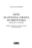 Cover for Opis slavnoga grada Dubrovnika