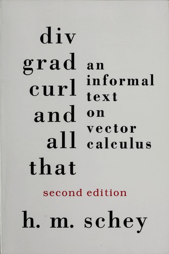 Cover for Div, grad, curl, and all that
