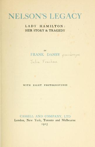 Cover for Nelson's legacy.