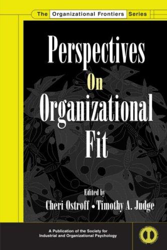 Cover for Perspectives on Organizational Fit (Siop Organizational Frontiers)