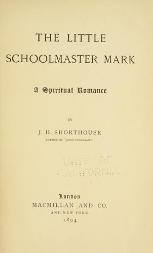 Cover for The little schoolmaster Mark