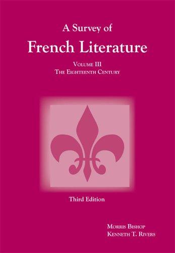 Cover for A Survey of French Literature, Vol. 3