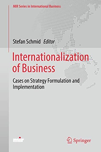 Cover for Internationalization of Business