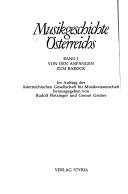 Cover for Musikgeschichte Österreichs