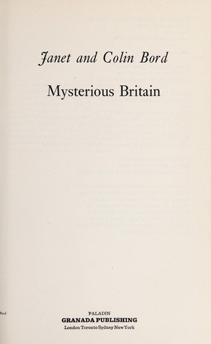 Cover for Mysterious Britain