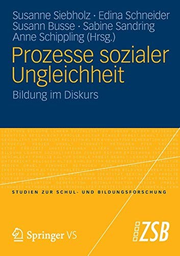 Cover for Prozesse sozialer Ungleichheit