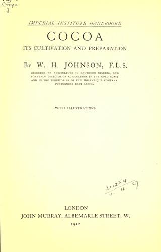 Cover for Cocoa