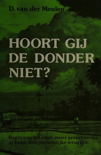 Cover for Hoort gij de donder niet?
