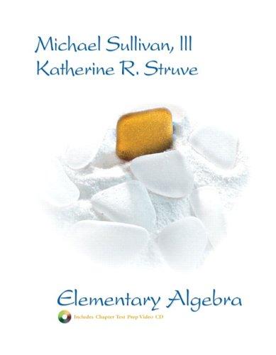 Cover for Elementary Algebra