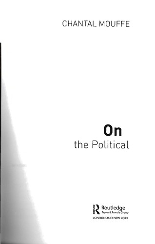 Cover for ON THE POLITICAL.