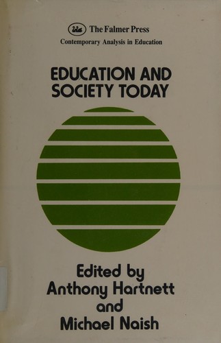 Cover for Education and society today