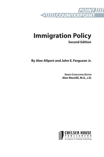 Cover for Immigration policy