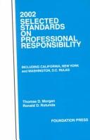 Cover for 2002 Selected Standards on Professional Responsibility