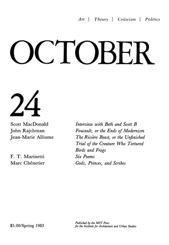 Cover for OCTOBER 24