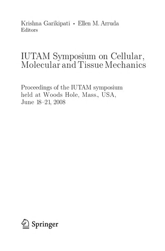 Cover for Proceedings of an IUTAM symposium held at Woods Hole, Mass., USA, June 18-21, 2008