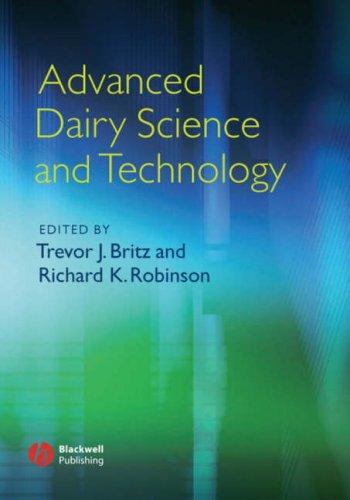 Cover for Advanced Dairy Science and Technology