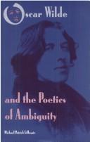 Cover for Oscar Wilde and the poetics of ambiguity