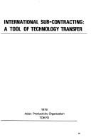 Cover for International Subcontracting