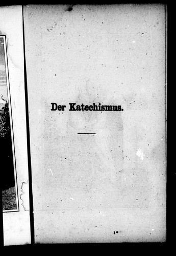 Cover for Buch das Gut, enthaltened den Katechismus
